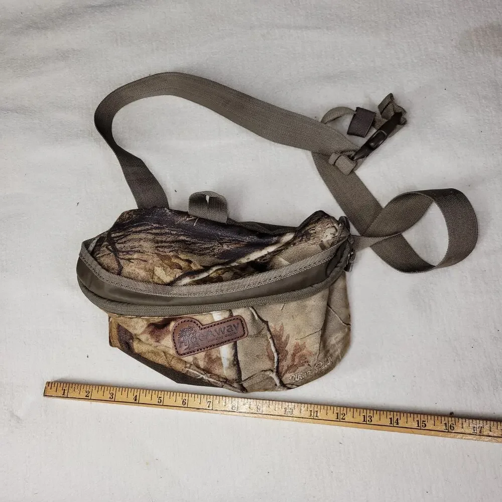 Hideaway Wind River Hunting Hiking Gear Realtree Camo Waist Bag Belt Fanny Pack